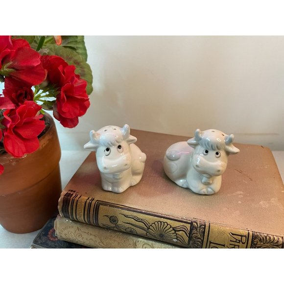 Vintage Ceramic Cow Salt & Pepper Shaker Collection FIVE SETS LOT - Picture 6 of 16